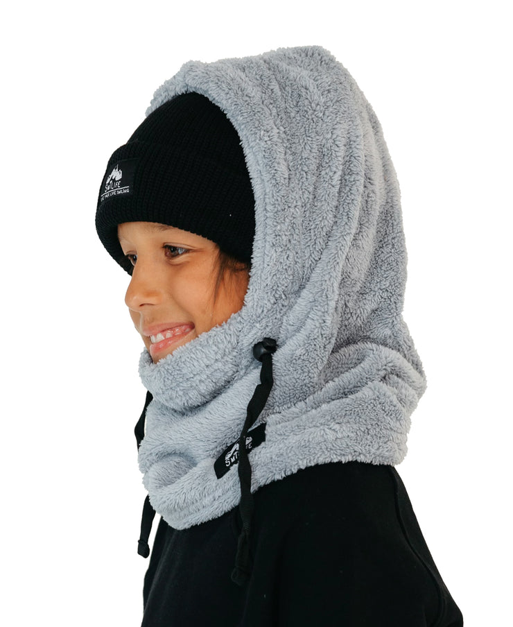 Balaclava - PLUSH GREY (for kids)