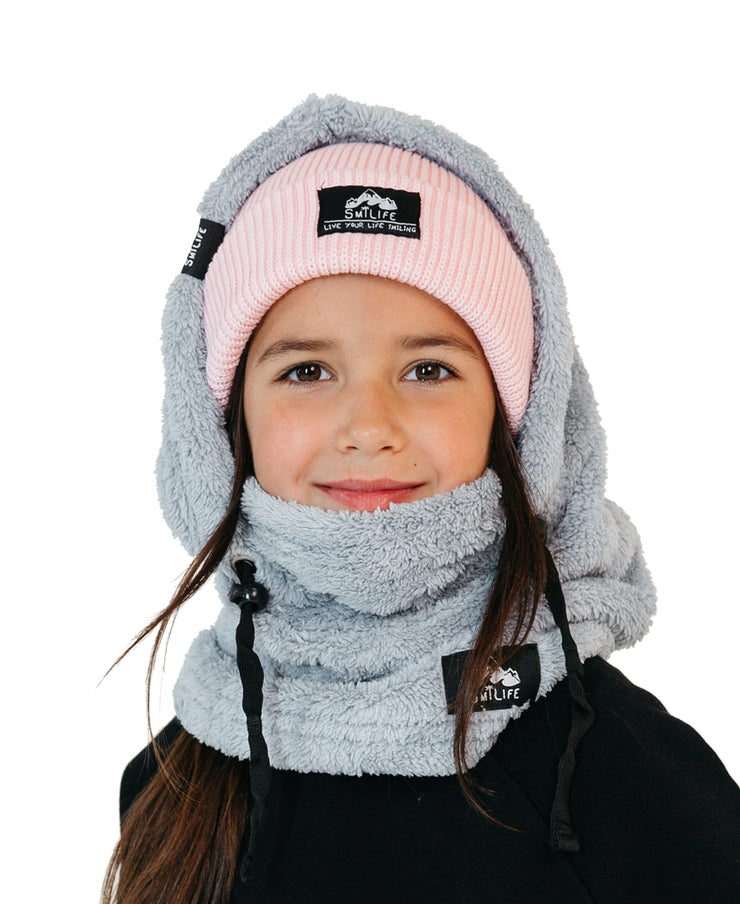 Balaclava - PLUSH GREY (for kids)