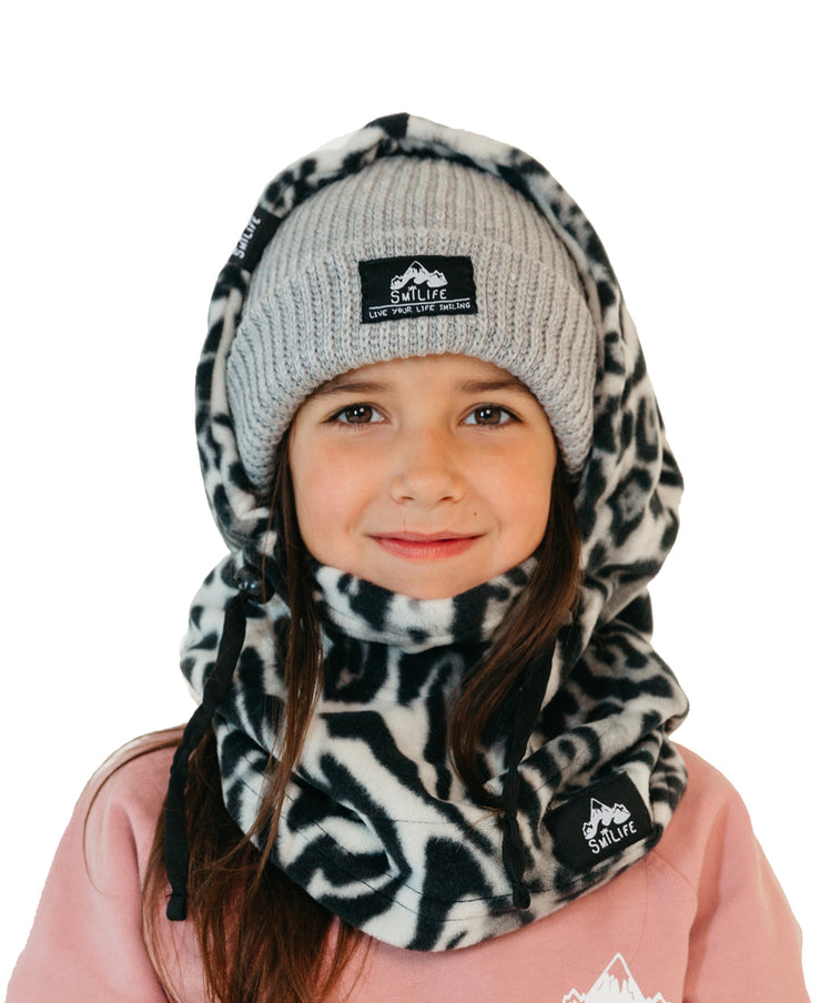 Balaclava - SNOW LEOPARD (for kids)