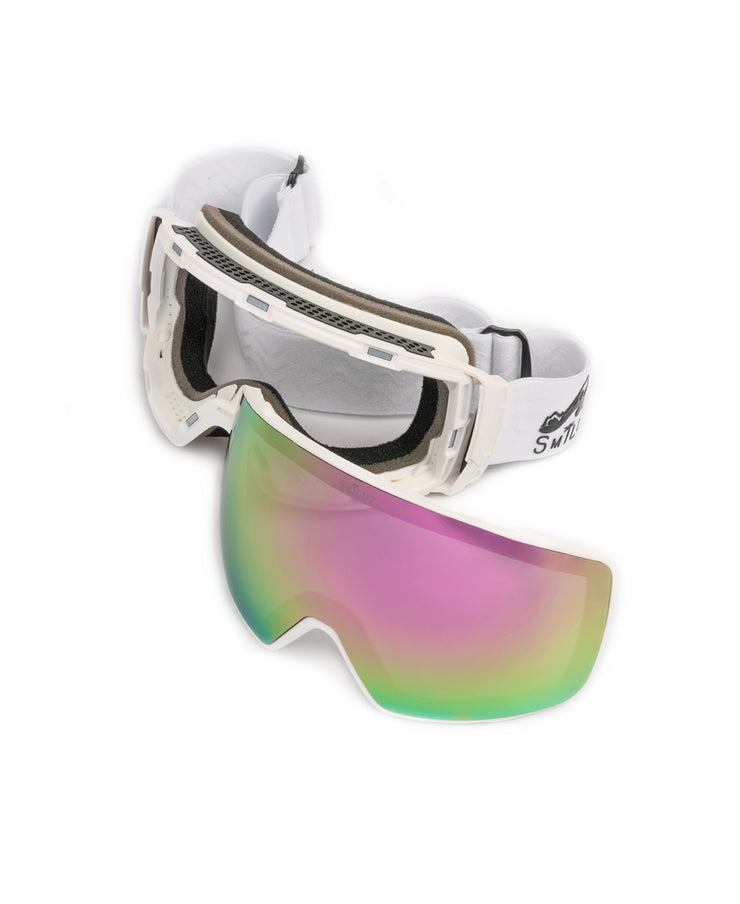 Goggle SL1 - WHITE MIRROR CHERRY